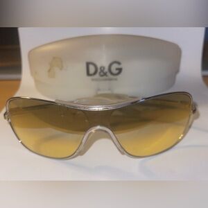 Yellow lens Unisex designer vintage Dolce & Gabbaba!